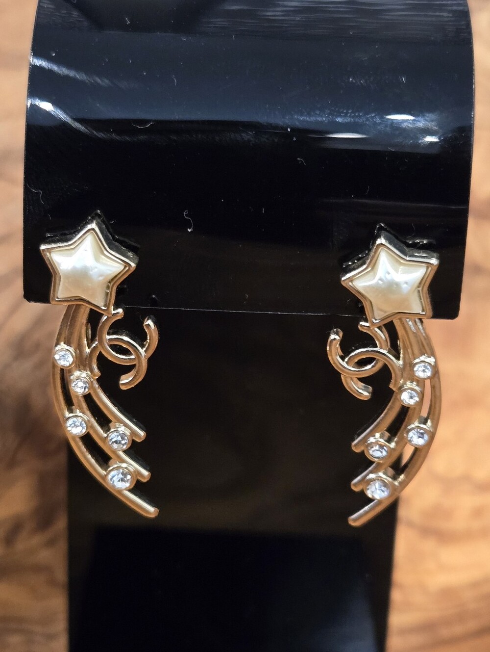 #128 - CHANEL B24C Star COCO Mark 2024 Pierce gold WS8496